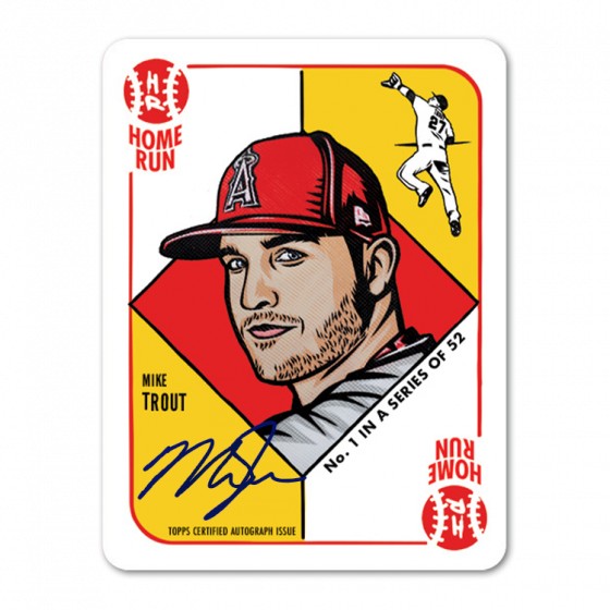 Mike Trout — 1951 Topps by Blake Jamieson - Thumbnail 2