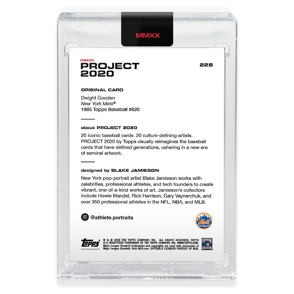 Dwight Gooden — Topps Project 2020 - Thumbnail 2