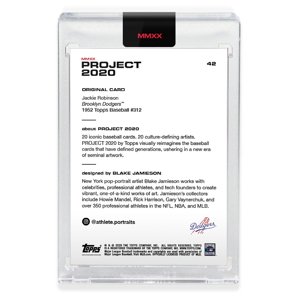 Jackie Robinson — Topps Project 2020 - Thumbnail 2