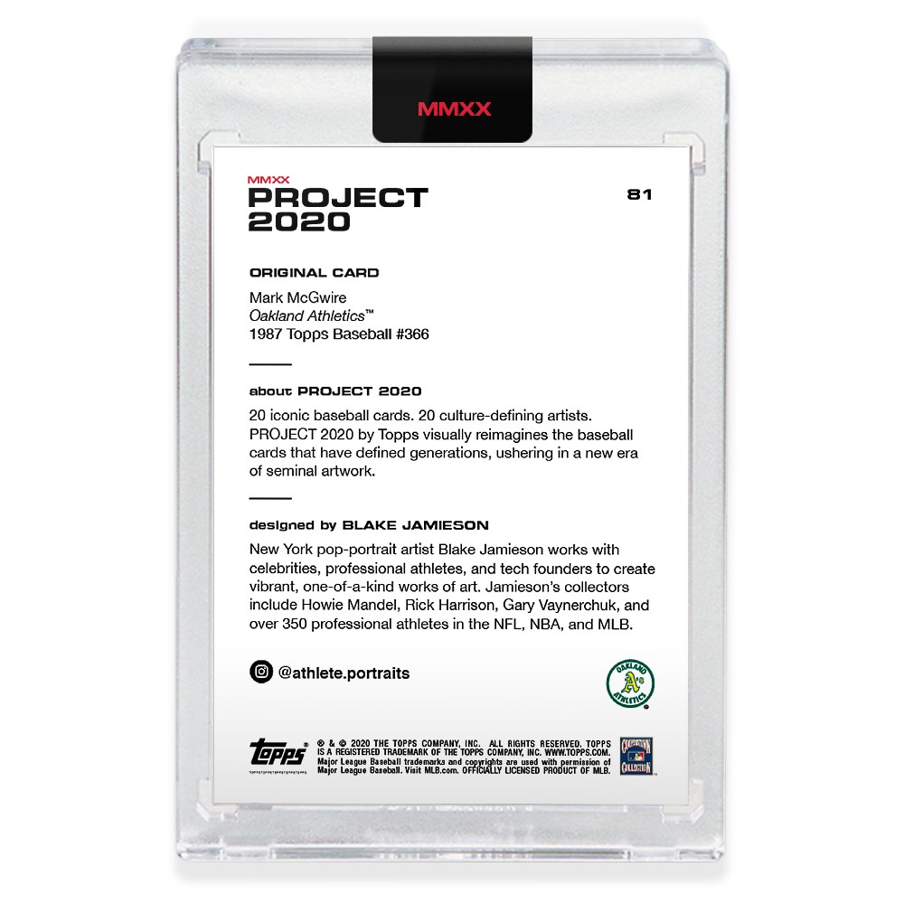 Mark McGwire — Topps Project 2020 - Thumbnail 2