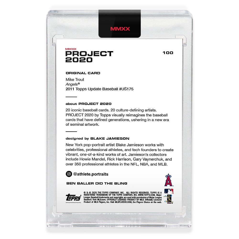 Mike Trout — Topps Project 2020 - Thumbnail 2