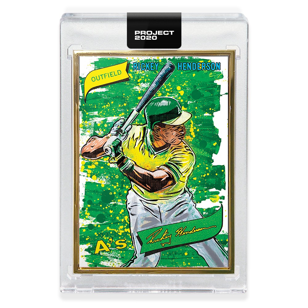 Rickey Henderson — Topps Project 2020 - Thumbnail 3