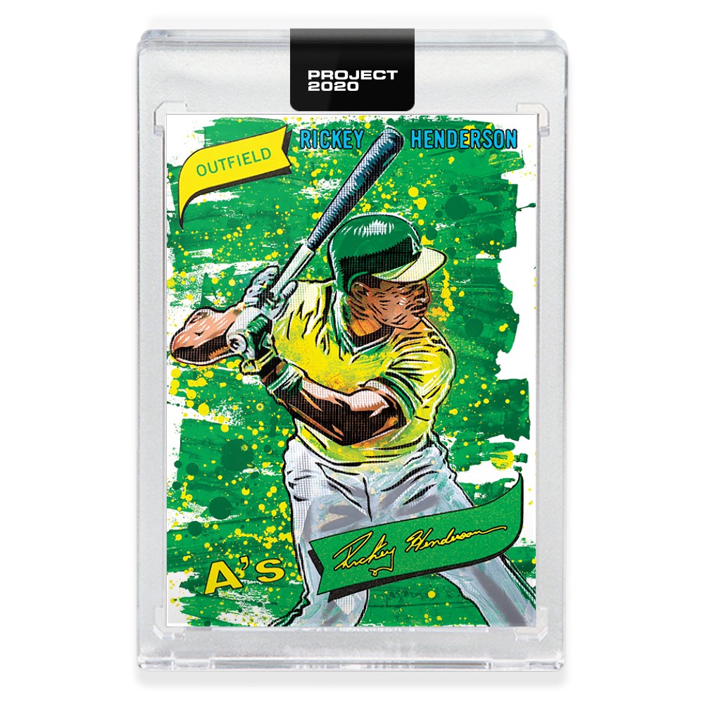 Rickey Henderson — Topps Project 2020 - Image 1