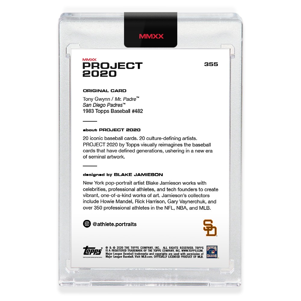 Tony Gwynn — Topps Project 2020 - Thumbnail 2