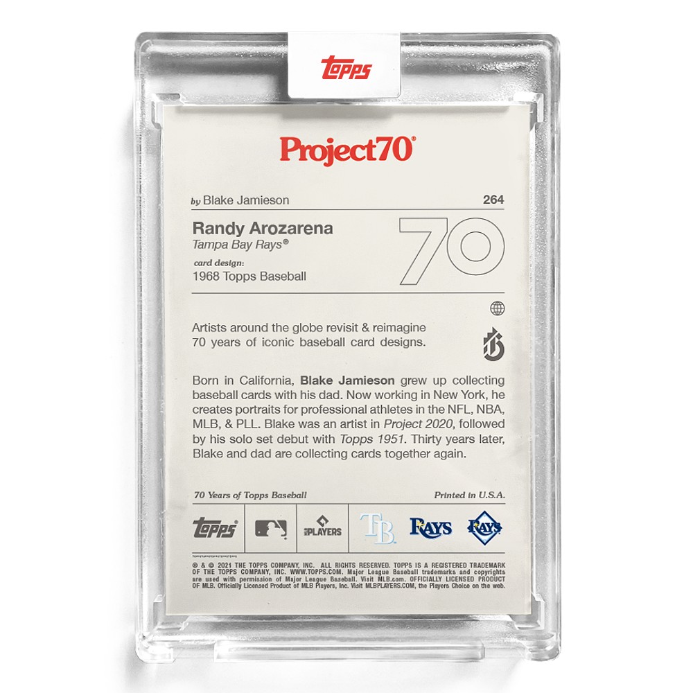 Randy Arozarena — Topps Project70 - Thumbnail 2